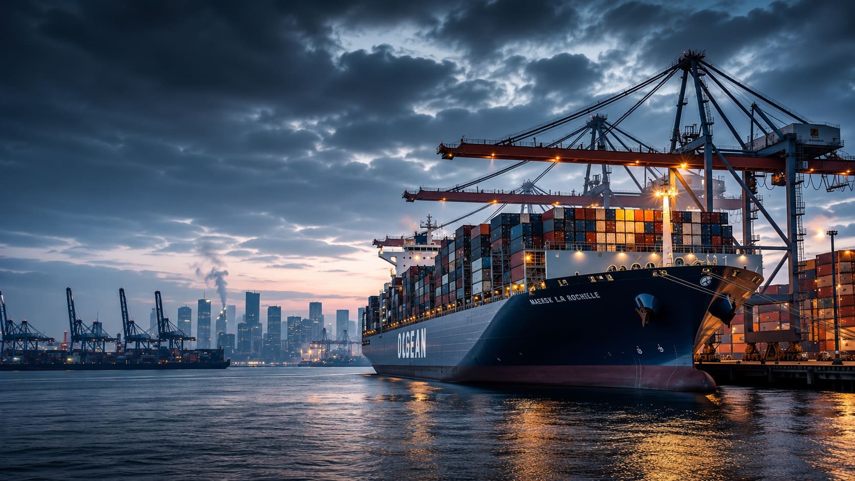 Cinematic Sourcing Container Logistics Terminal